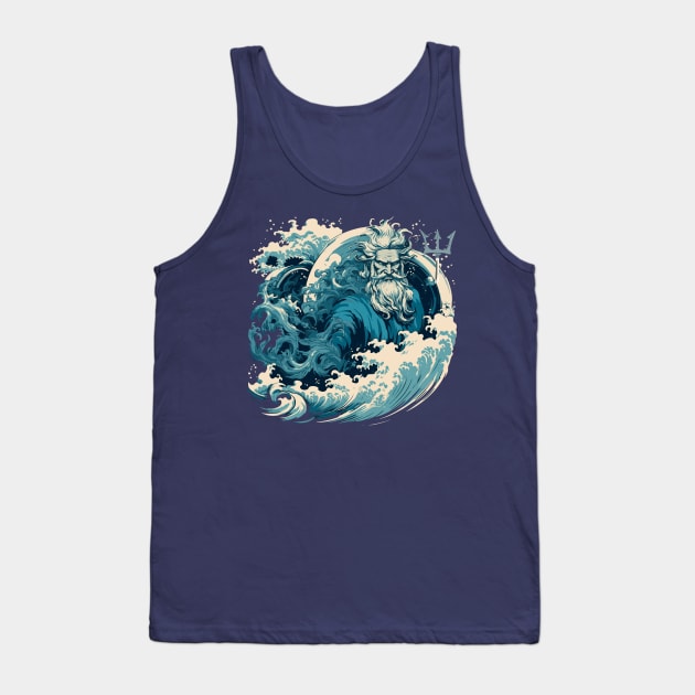 Poseidon Greek God of the Sea. Poseidon art Tank Top by tatadonets